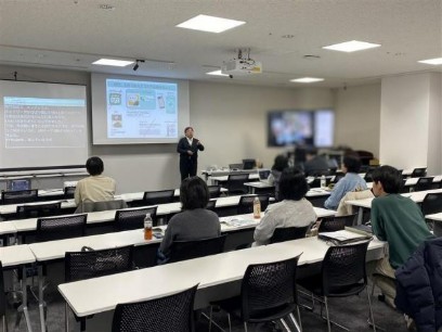 講座中の様子。